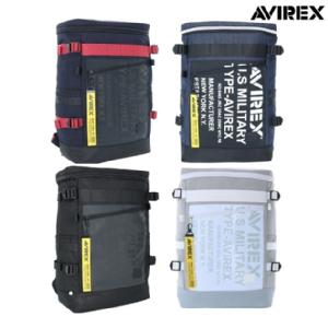 【AVIREX】アビレックス  ロゴプリント 防水スクエアリュック AVX593 A3収納可能 21L  通学リュック 